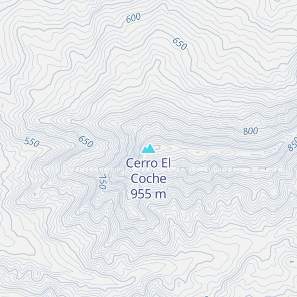 Map of Cerro El Coche