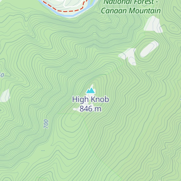 Map of High Knob