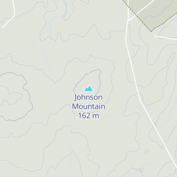 Map of Johnson Mountain