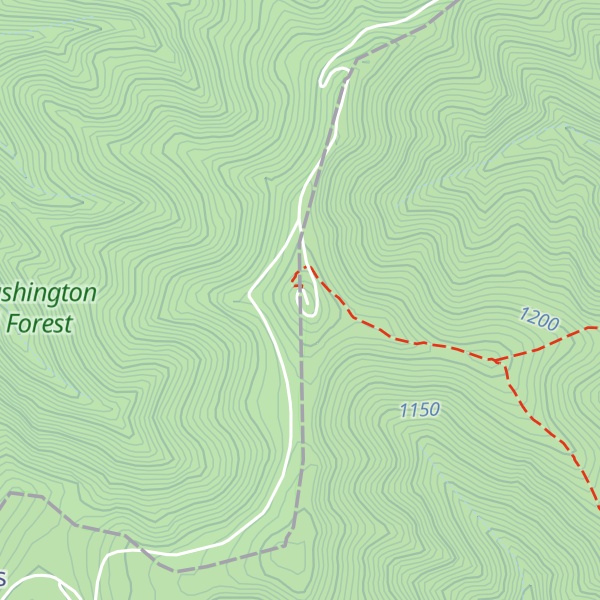 Map of Reddish Knob