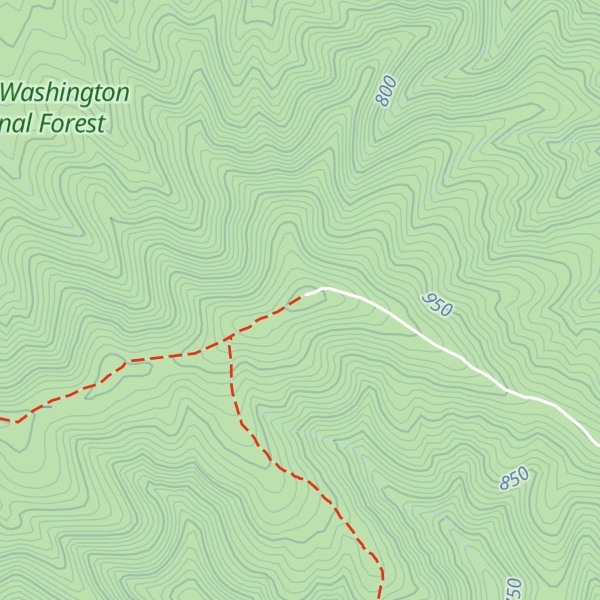 Map of Hankey Mountain