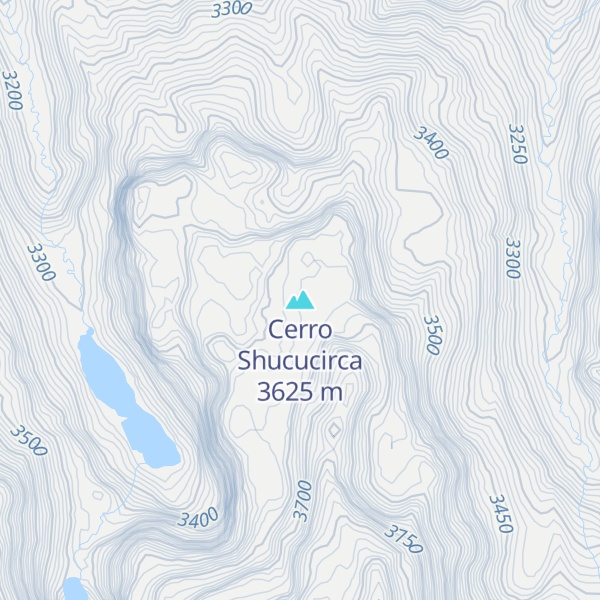 Map of Cerro Shucucirca