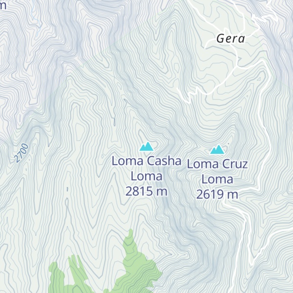 Map of Loma Casha Loma
