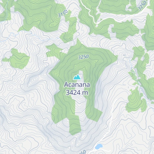 Map of Acanana