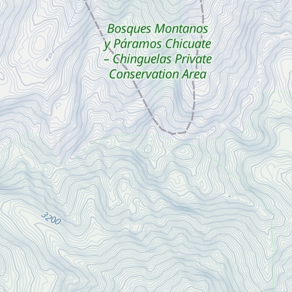 Map of Cerro El Chaupe