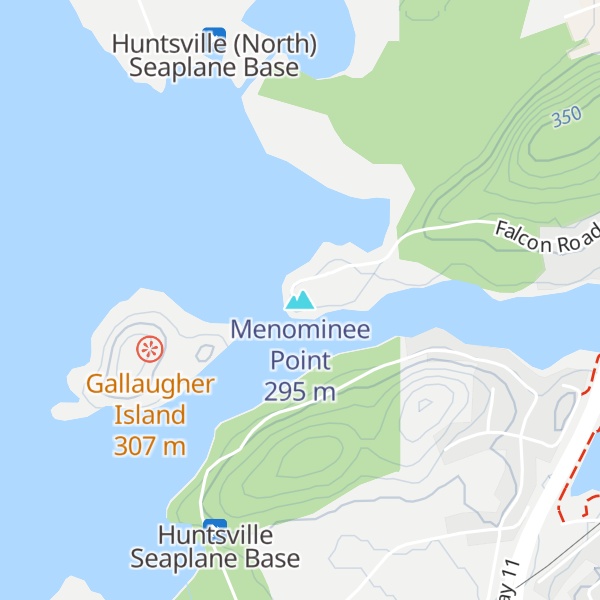Map of Menominee Point