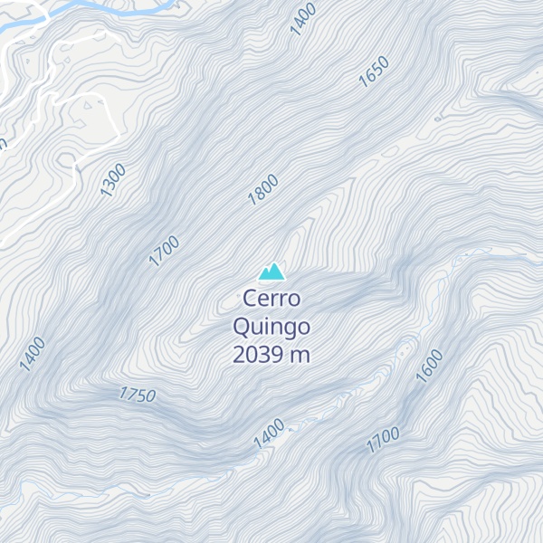 Map of Cerro Quingo