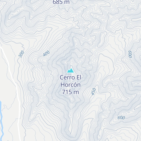 Map of Cerro El Horcón