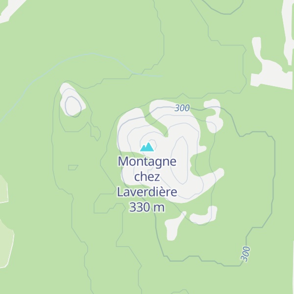 Map of Montagne chez Laverdière