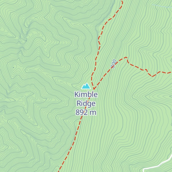 Map of Kimble Ridge