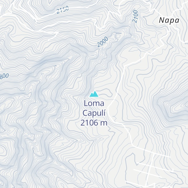 Map of Loma Capulí