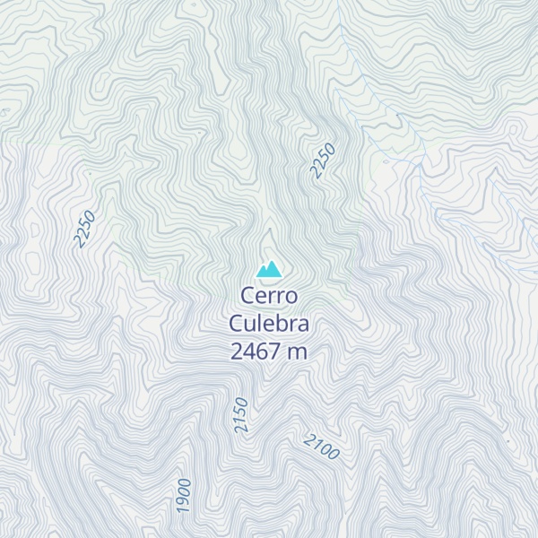 Map of Cerro Culebra