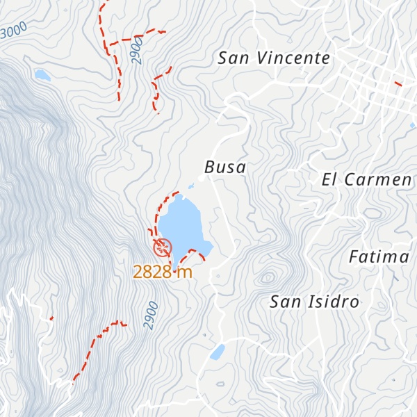 Map of Cabañas para acampar