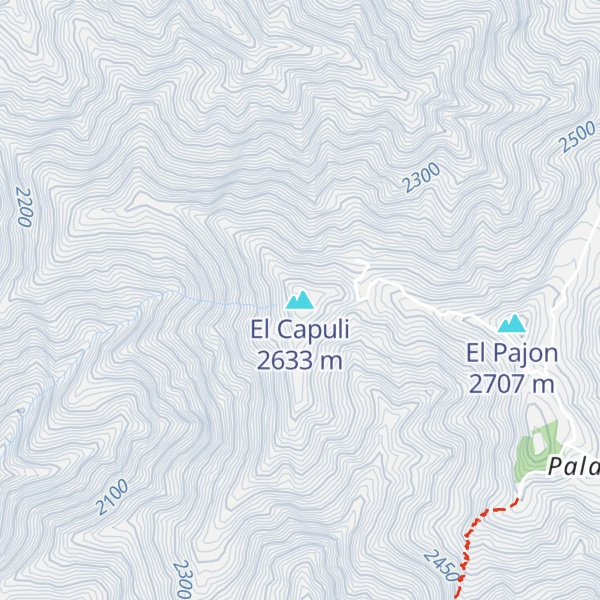 Map of El Capuli
