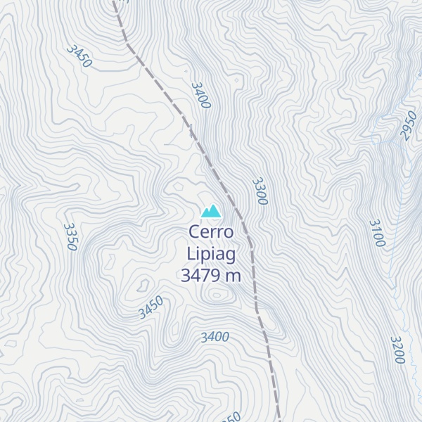 Map of Cerro Lipiag