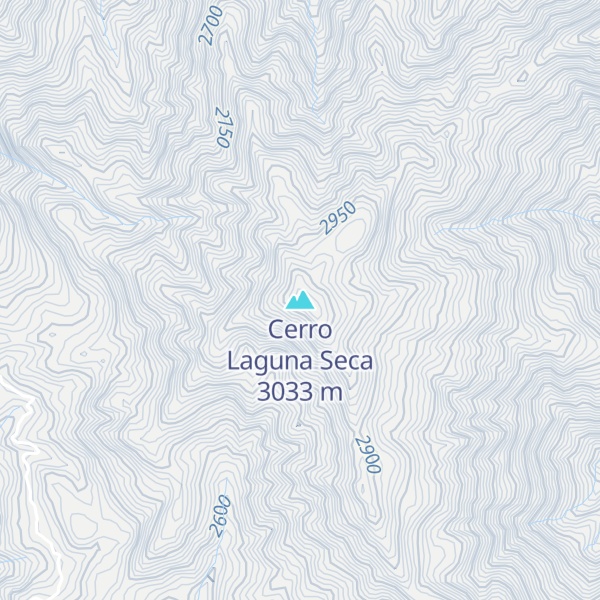 Map of Cerro Laguna Seca