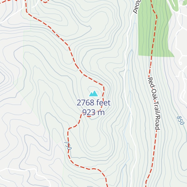 Map of 2768 feet
