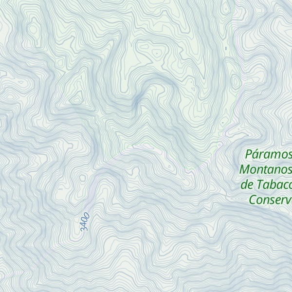 Map of Cerro Coyona