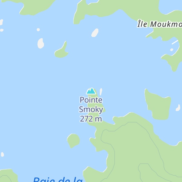 Map of Pointe Smoky