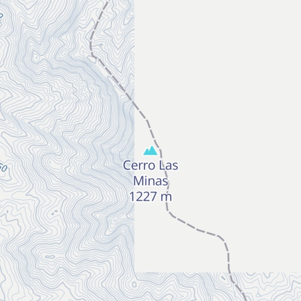 Map of Cerro Las Minas