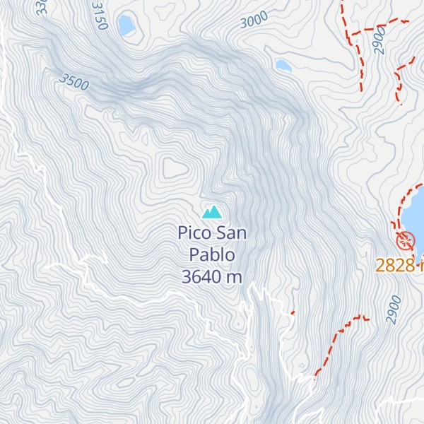 Map of Pico San Pablo