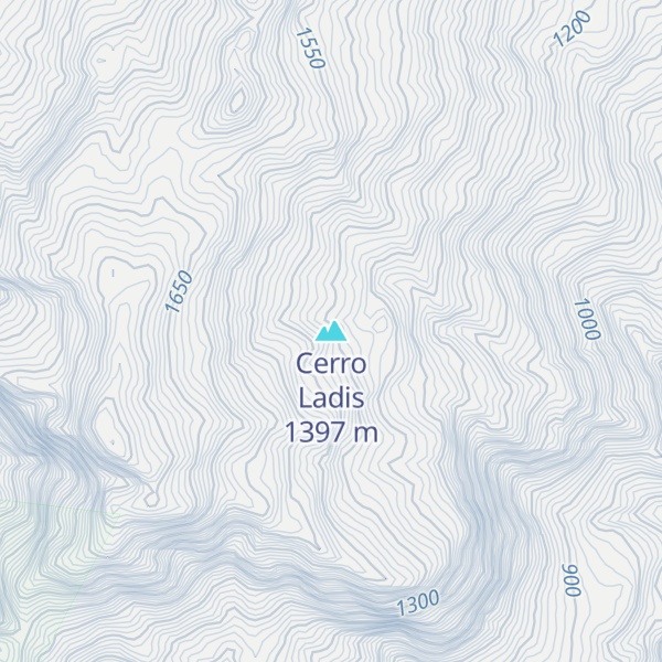 Map of Cerro Ladis