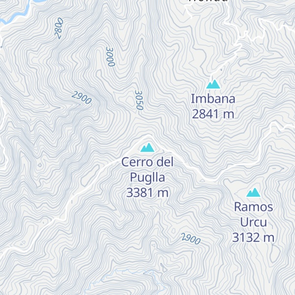 Map of Cerro del Puglla
