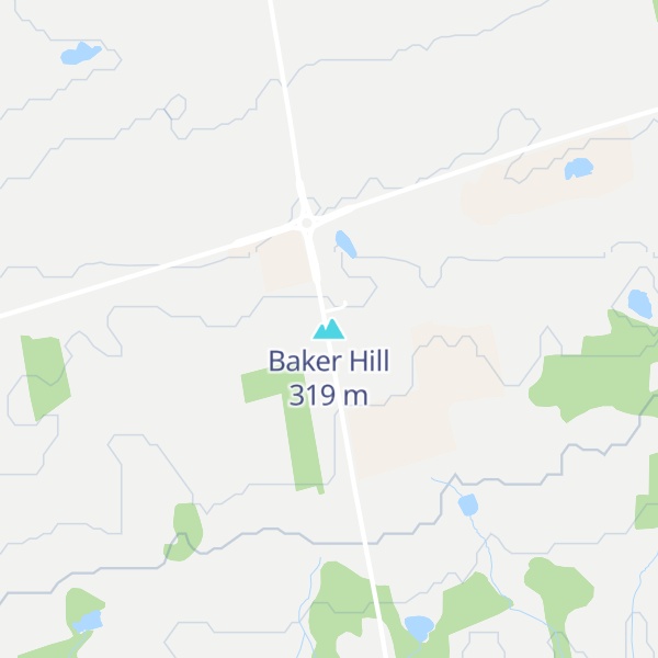 Map of Baker Hill