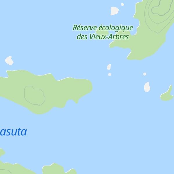 Map of Pointe Kanasuta