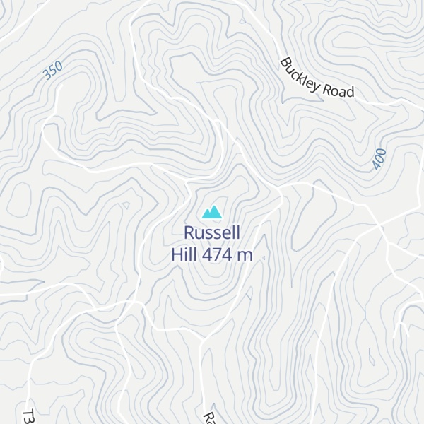 Map of Russell Hill