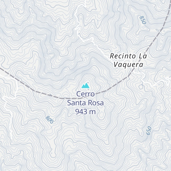 Map of Cerro Santa Rosa