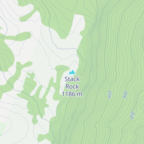 Map of Stack Rock