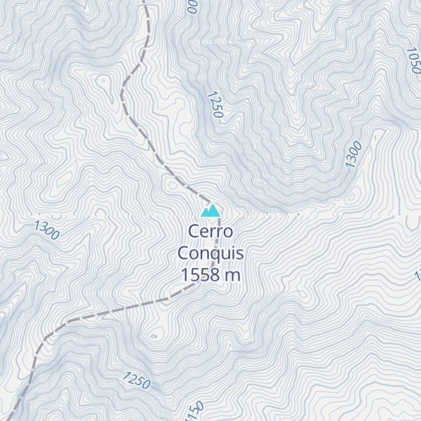 Map of Cerro Conquis