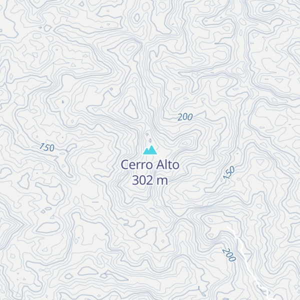 Map of Cerro Alto