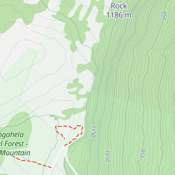Map of Bear Rocks