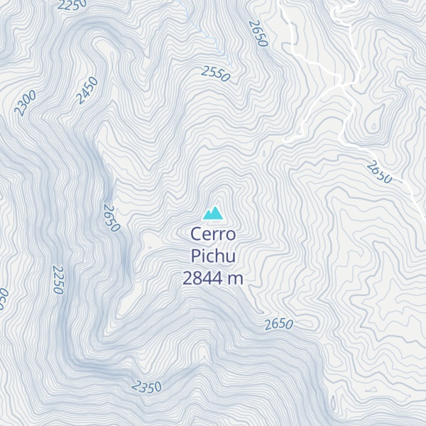 Map of Cerro Pichu