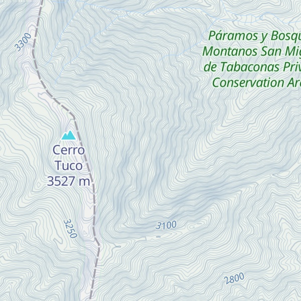 Map of Cerro de la Cruz