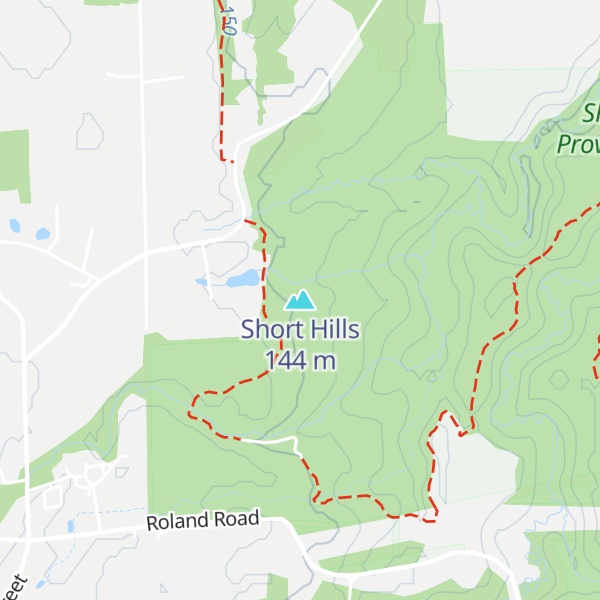 Map of Short Hills