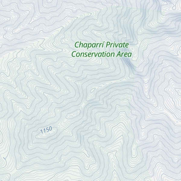Map of Cerro Caña Brava