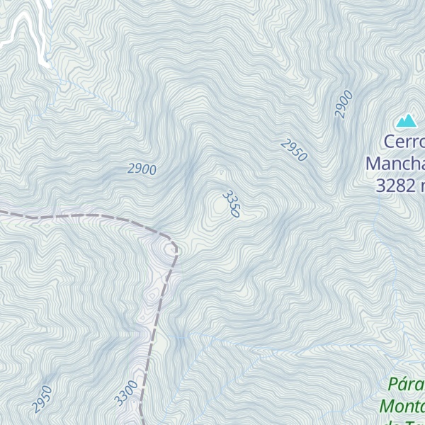 Map of Cerro Cortadera