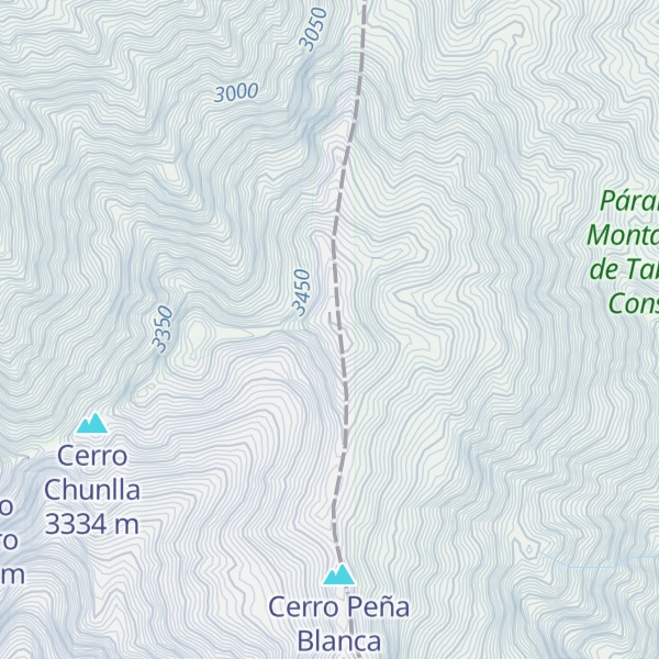 Map of Cerro Monte Redondo