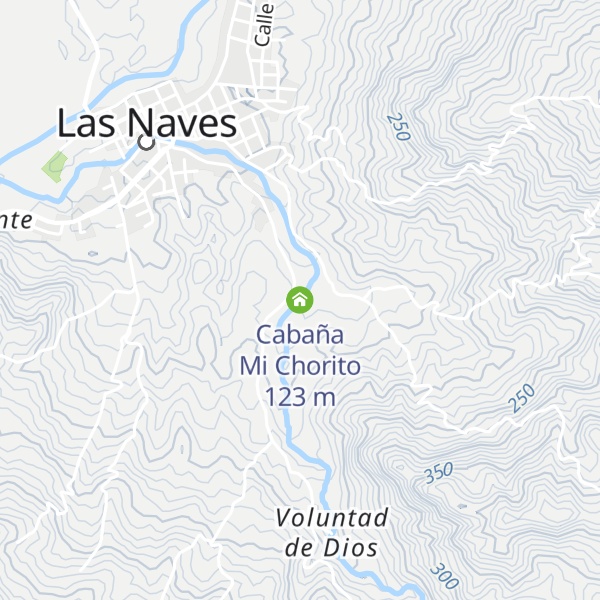 Map of Cabaña Mi Chorito