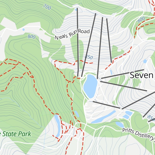 Map of Seven Springs