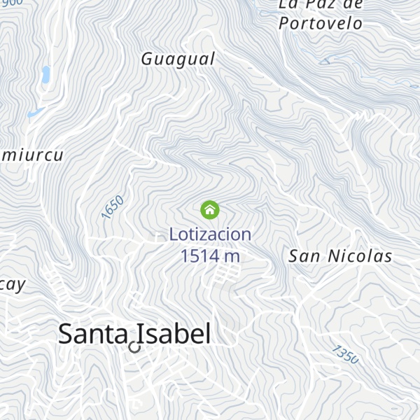 Map of Lotizacion