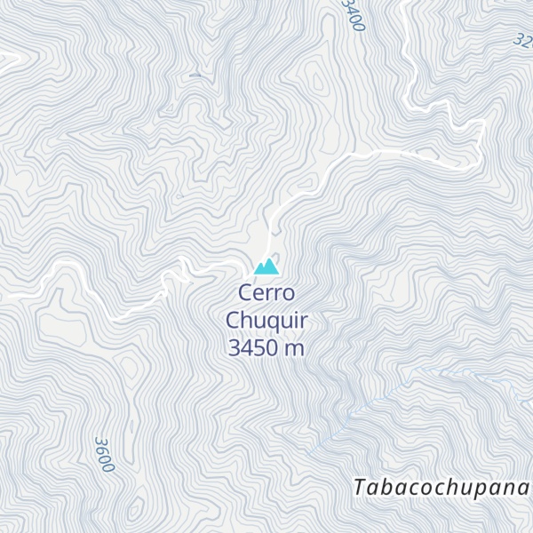 Map of Cerro Chuquir