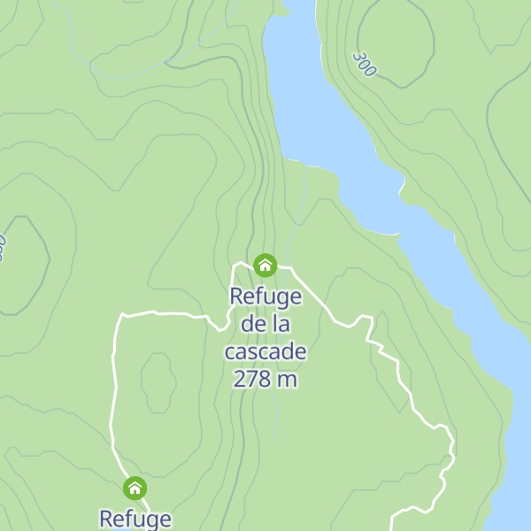 Map of Refuge de la cascade