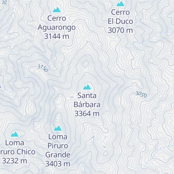 Map of Santa Bárbara