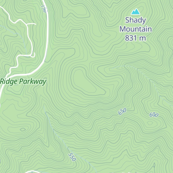 Map of Coleman Mountain