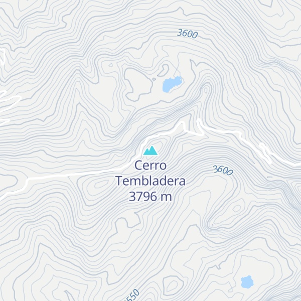 Map of Cerro Tembladera