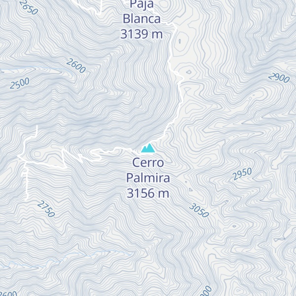 Map of Cerro Palmira